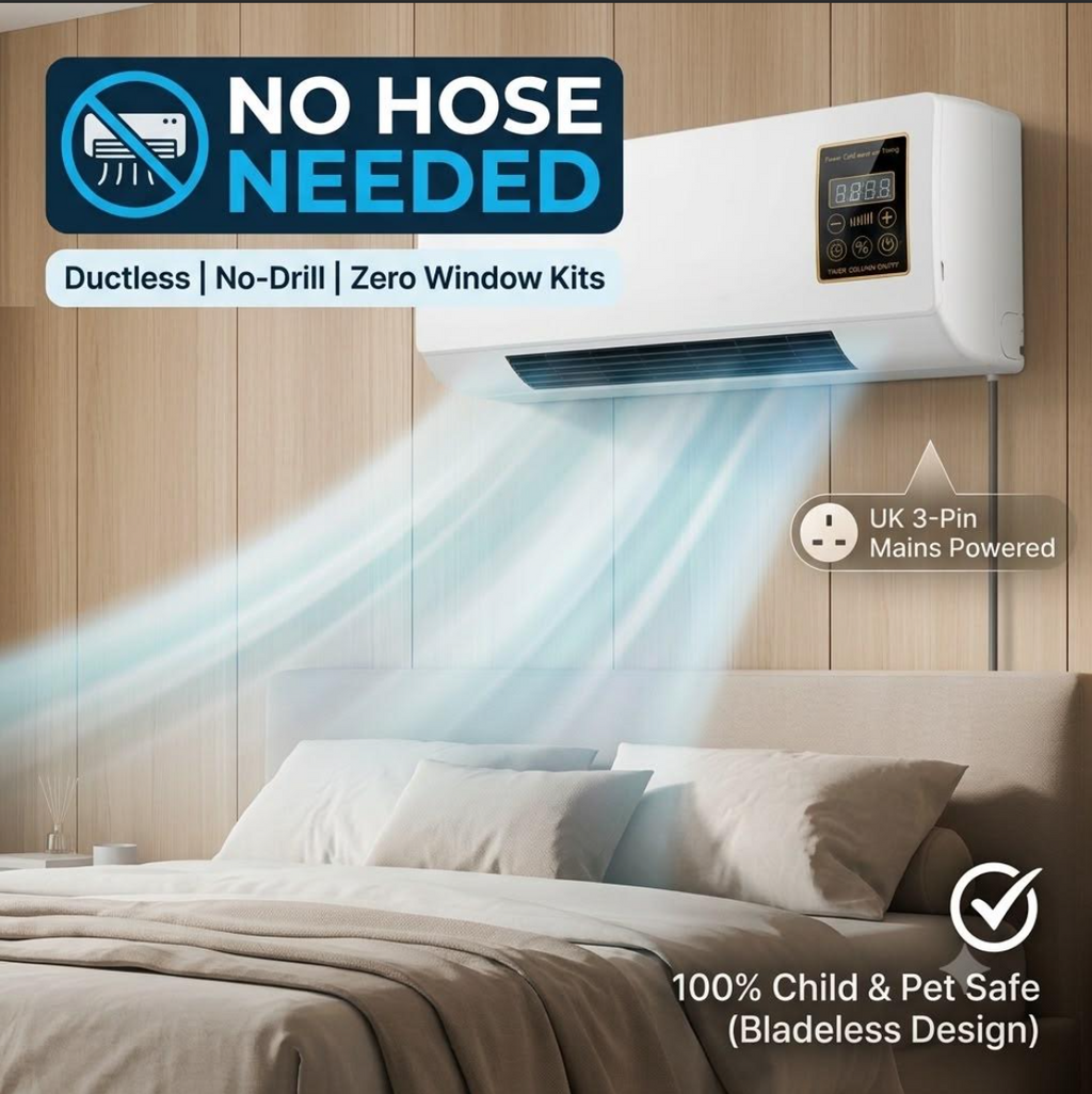 Portable Hose-Free Air Conditioner & Heater